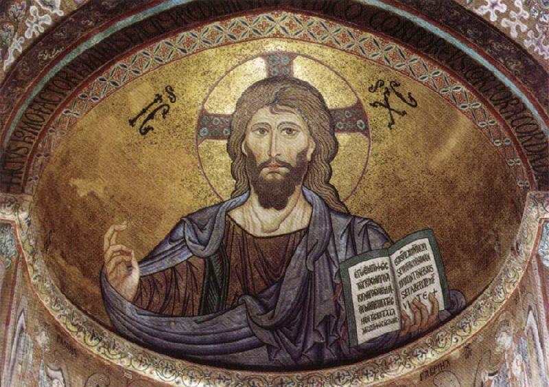 unknow artist Christ Pantocrator oil painting image